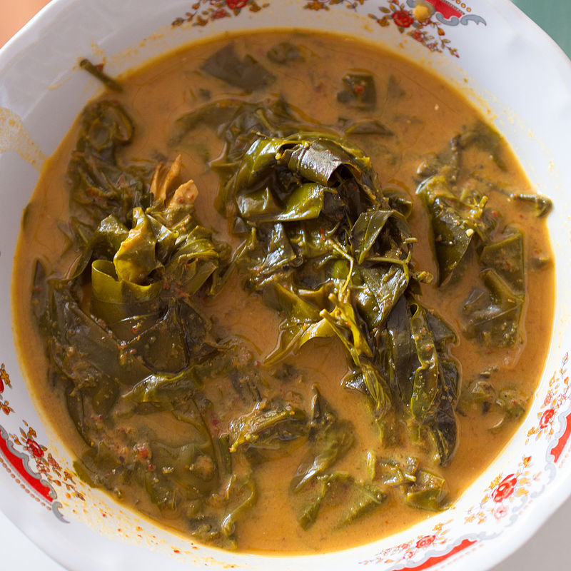 Senna siamea - Kaeng khilek, a Thai curry made with kassod leaves and flower buds